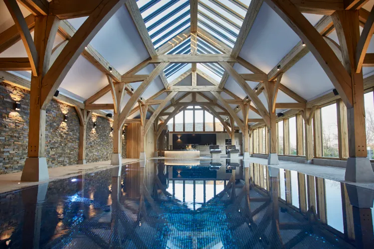 bespoke oak framed swimming pools from yorkshire