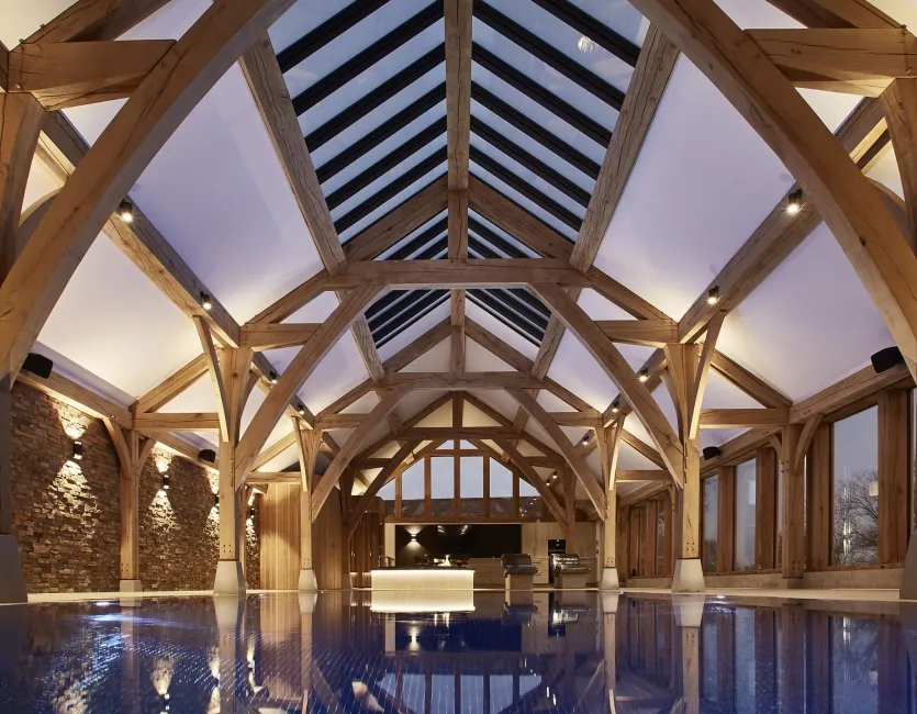 Oak Framed Swimming Pool