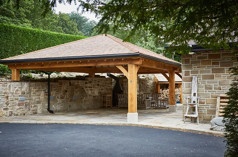 bespoke oak framed garages and outbuildings from yourkshire