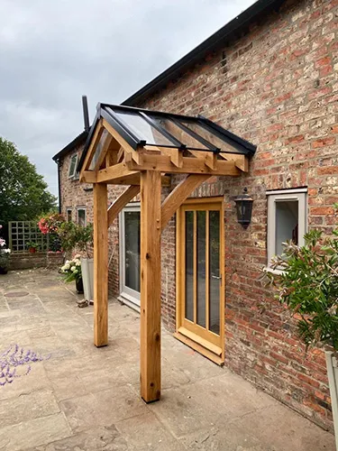 bespoke oak framed porches From Yorkshire
