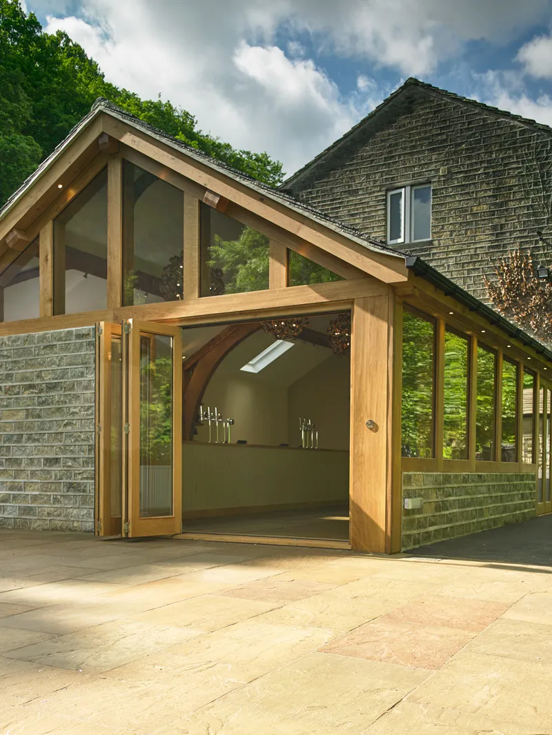 oak framed restaurant and wedding venue builder Yorkshire Manchester
