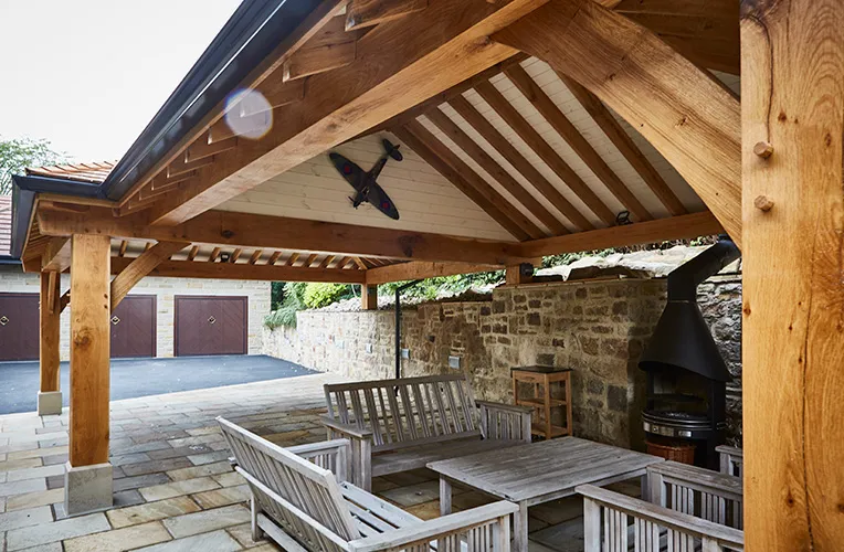 bespoke oak framed gazebos from yorkshire