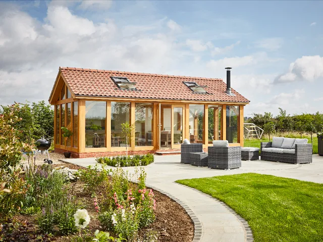 oak framed garden room