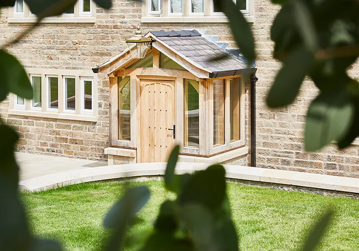 bespoke oak framed porches From Yorkshire